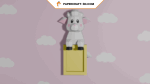 Cadre photo mouton en papercraft 3D