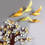 Papercraft d'oiseaux volants en origami 3D
