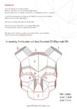 Papercraft de máscara de calavera con cuernos en origami 3D