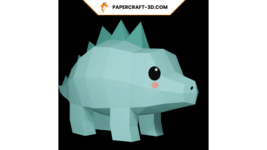 Papercraft stegosaurus dinosaur origami Papercraft stegosaurus dinosaur origami