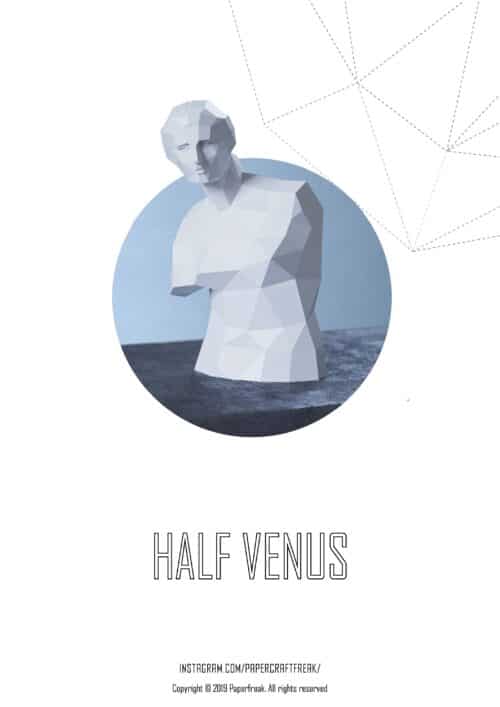 Papercraft di Venere di Milo in origami 3D