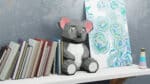 Papercraft de oso koala bebé en origami 3D