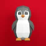 Papercraft de pingüino en origami 3D