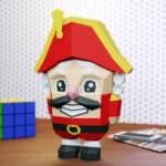 Papercraft de casse-noisette en origami 3D