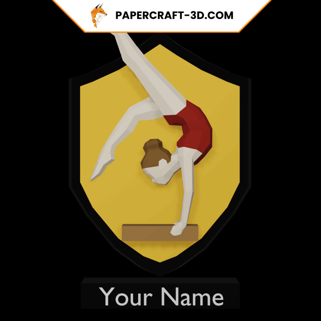 Cadre de gymnastique mural en papercraft 3D