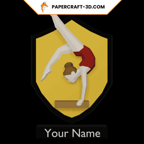 Cadre de gymnastique mural en papercraft 3D