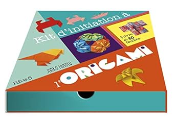 Kit d’initiation à l’origami – Livre illustré + 80 feuilles de papier (25 modèles dès 8 ans)