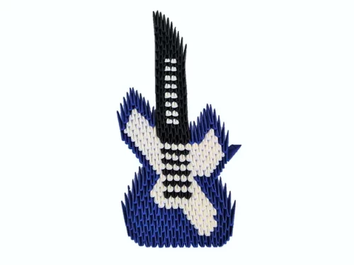 Kit d'origami de guitare electrique