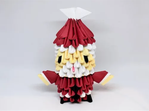 Kit d'origami du Père Noël
