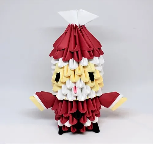 Kit d'origami du Père Noël