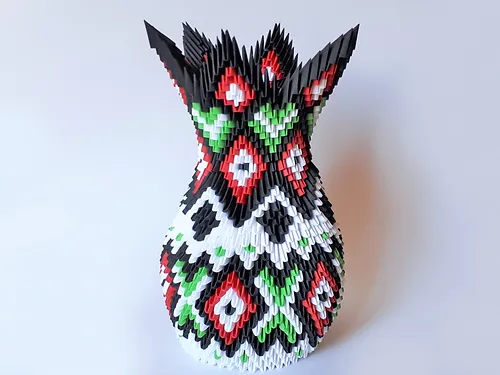 Kit d'origami de vase Inca