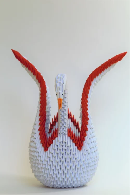Kit d'origami 3D cygne
