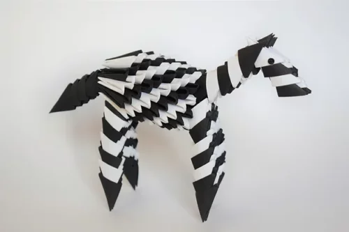 Kit d'origami de zèbre