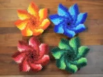 Kit d'origami 3D bol orange