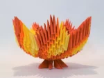 Kit d'origami 3D bol orange