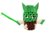 Kit d'origami 3D de Yoda