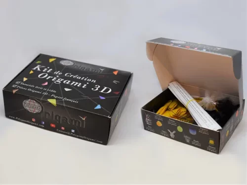 Kit d'origami 3D bol rouge
