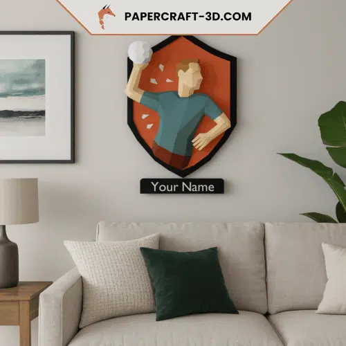 Cadre de gymnastique mural en papercraft 3D