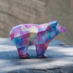 Petit ours simple en papercraft 3D