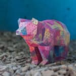 Petit ours simple en papercraft 3D