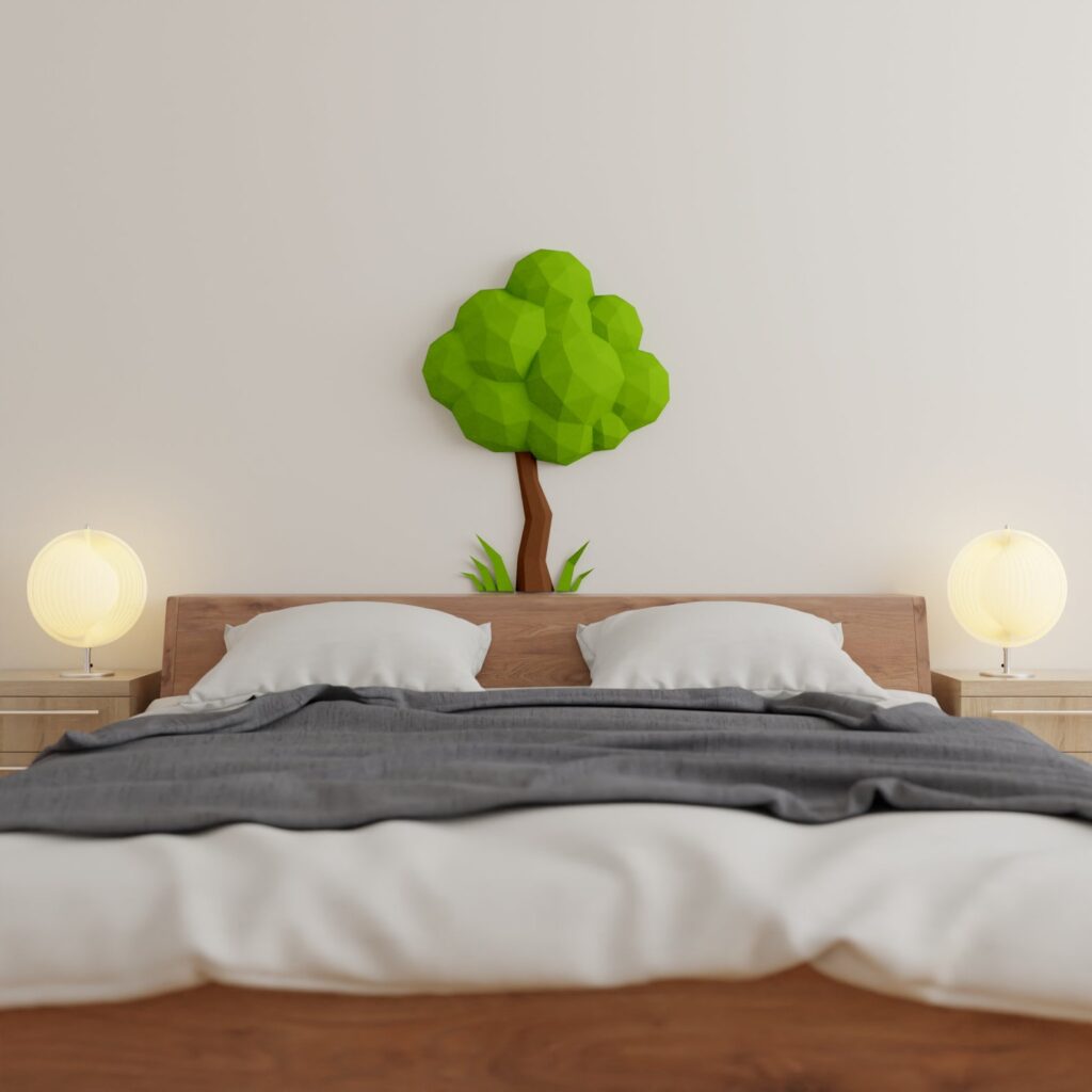Arbre mural en papercraft