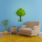 Arbre mural en papercraft