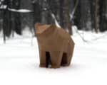 Petit ours simple en papercraft 3D