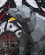 Papercraft d'ours en origami 3D Papercraft d'ours en origami 3D