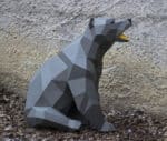Papercraft d'ours en origami 3D Papercraft d'ours en origami 3D