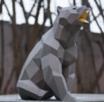 Papercraft d'ours en origami 3D Papercraft d'ours en origami 3D