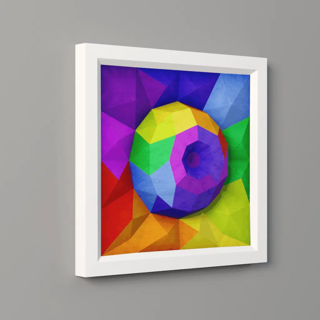 Tableau mural en papercraft 3D