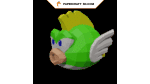 Cheep cheep de Mario en papecraft 3D