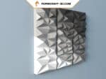 Panneau mural géométrique en papercraft 3D
