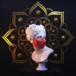 Masque polygonal en papercraft 3D