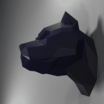 Papercraft 3D têtes de chiens