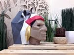 Papercraft 3D chef amérindien