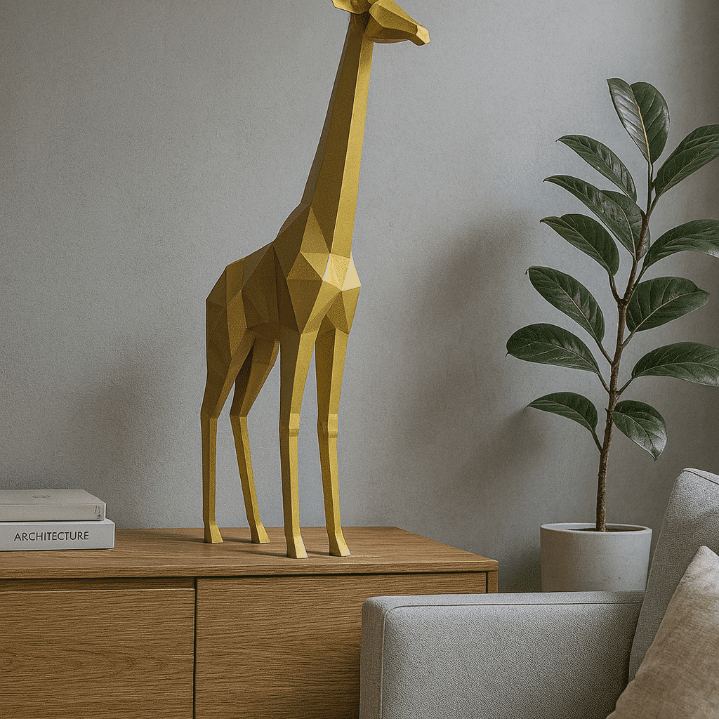 Giraffe en papercraft 3D