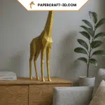 Giraffe en papercraft 3D