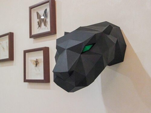 Panthère en papercraft 3D