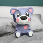 Ours en papier cartoon 3D