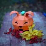 Papercraft 3D citrouille Halloween
