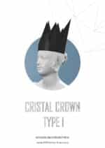 Couronne papercraft 3D Halloween