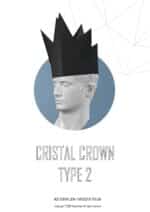 Couronne papercraft 3D Halloween