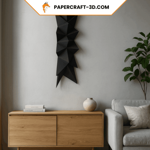 Sculpture en papier Spikes 3D