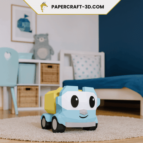 aTableau mural La jeune fille à la perle en Papercraft 3D