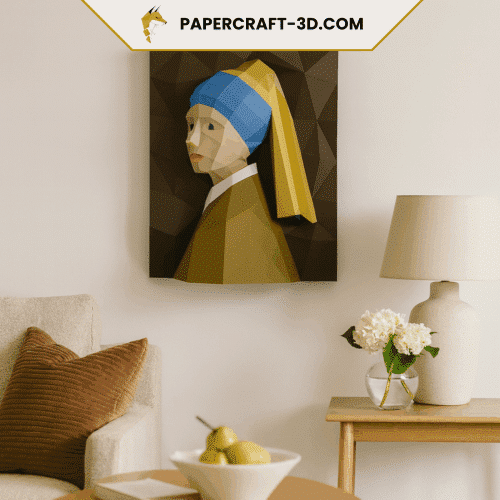 Tableau mural La liberté guidant le peuple en Papercraft 3D