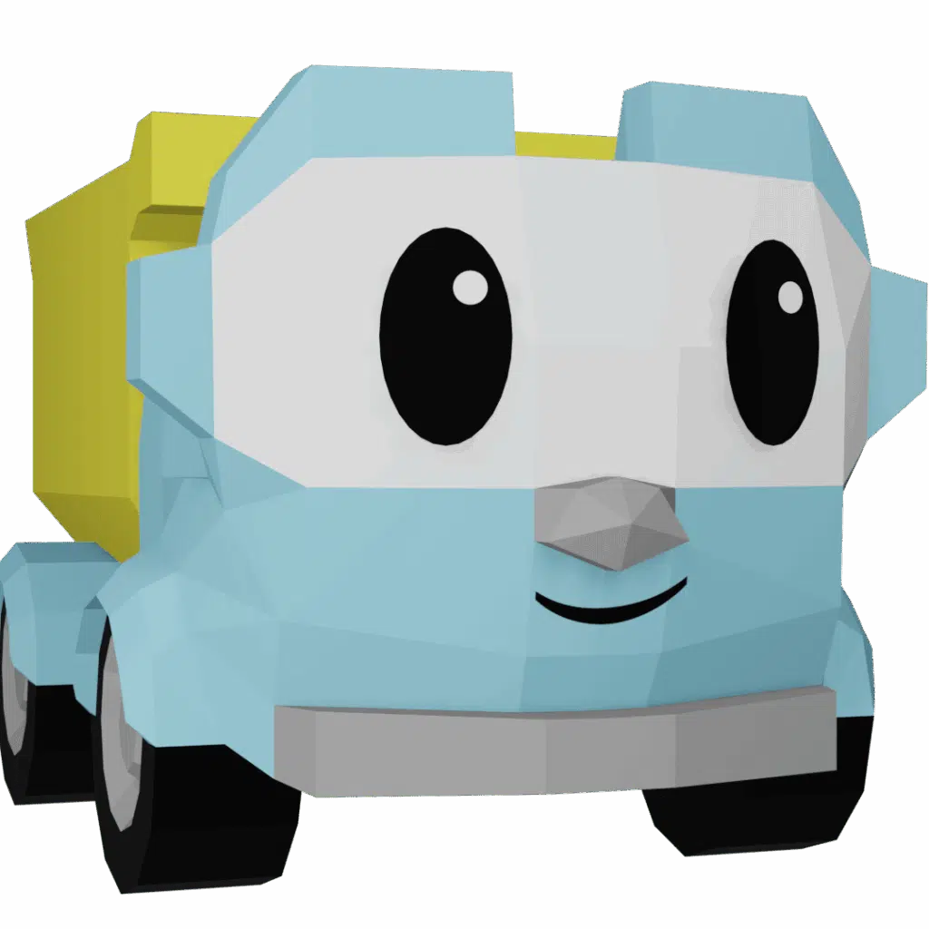 Camion toupie en Papercraft 3D