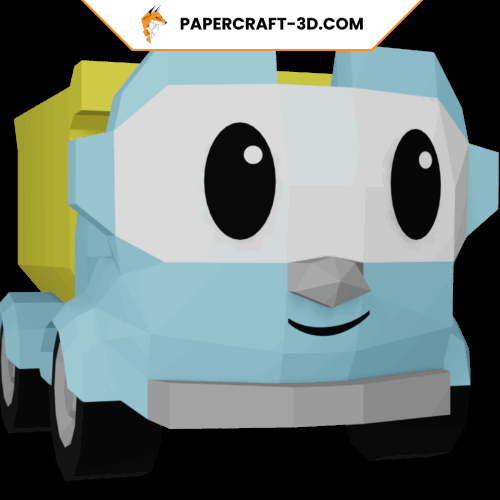 Camion toupie en Papercraft 3D