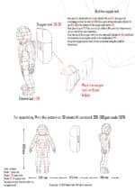 Cosmonaute en papercraft 3D