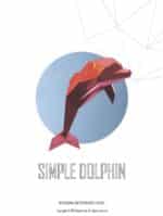 Dauphin en papercraft 3D